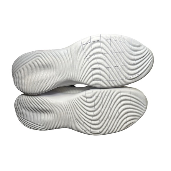 Nike Flex Men’s White and Worn Blue Sneaker New - Picture 3 of 6